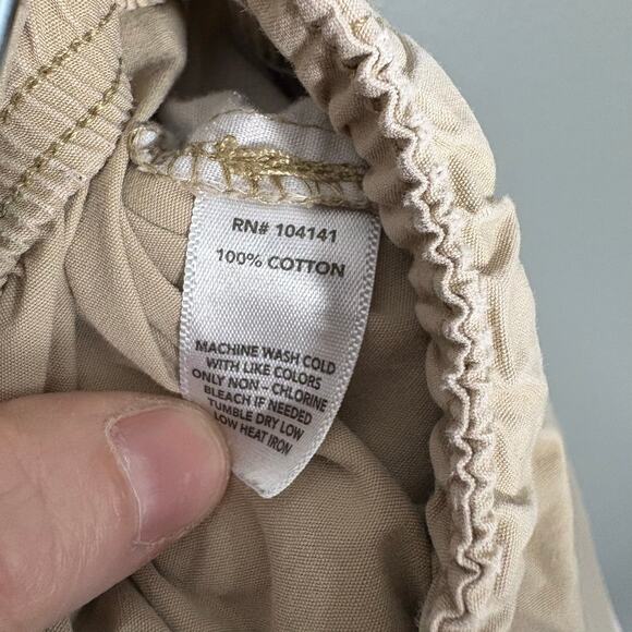 Field & Stream Khaki Pull On Gorpcore Camping Shorts - 2XL - Women's Plus Size - Picture 4 of 6